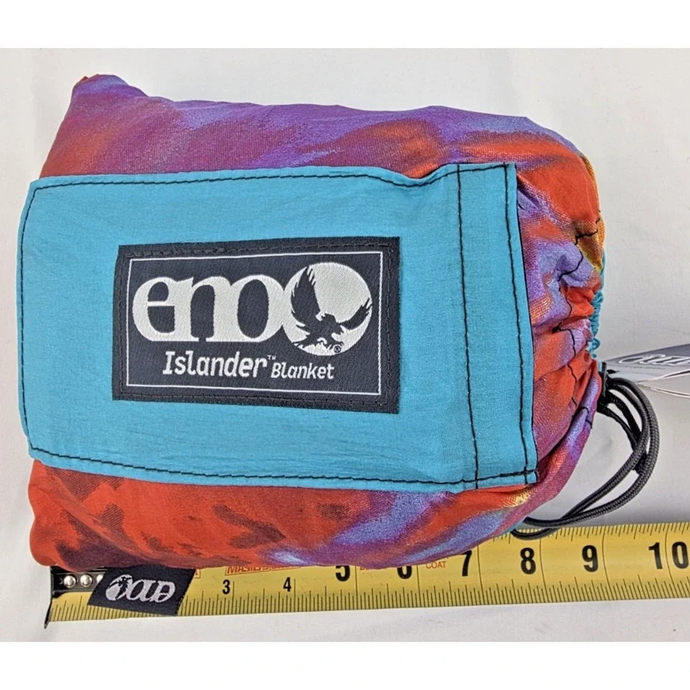 ENO Eagles Nest Islander Nylon Blanket w 4 Stakes Tie Dye Camping Festival Beach